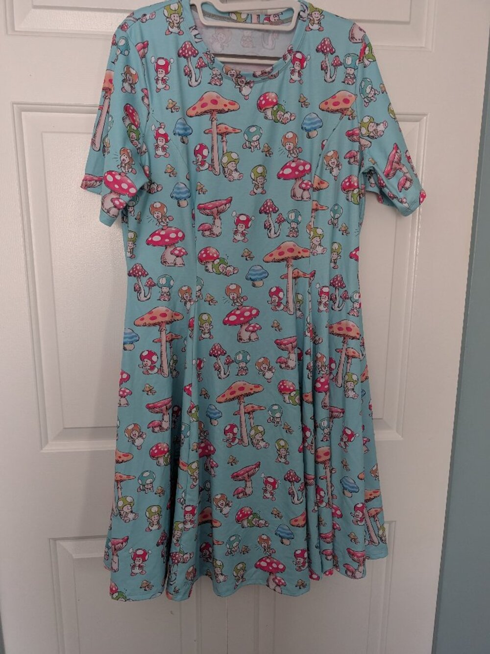 Nintendo Toad Mario Black Milk tshirt dress longline